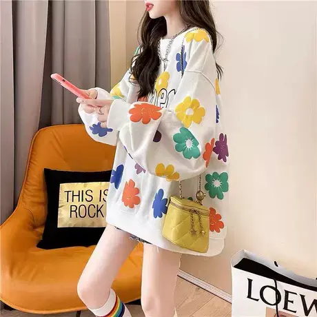早秋装卫衣女春秋季韩版宽松薄款ins设计感小众小清新上衣外套潮图片