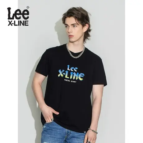 LeeXLINE 22春夏新品标准版印花圆领多色男短袖T恤LMT0000384LE图片