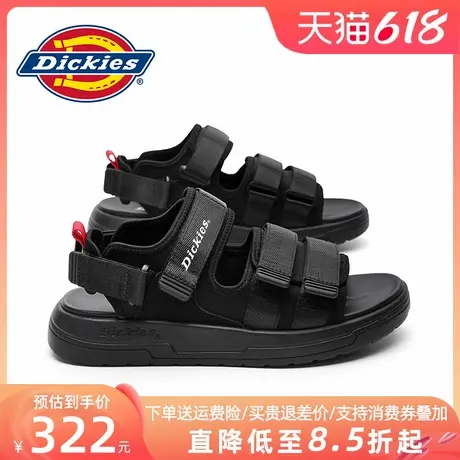 Dickies凉鞋男款外穿2025新款男鞋夏季春夏拖鞋踩屎感男士沙滩鞋商品大图
