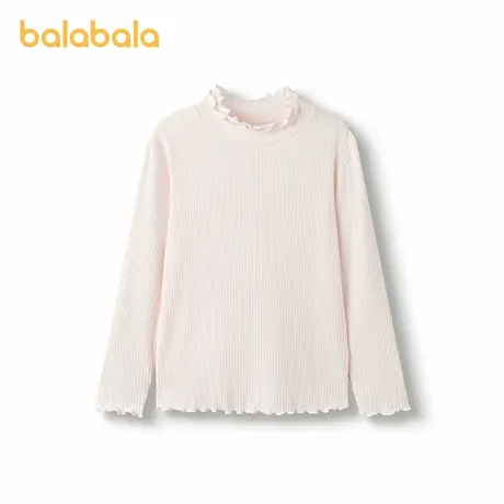 【商场同款】巴拉巴拉女童长袖T恤秋新品宝宝打底衫大童内衣秋衣商品大图