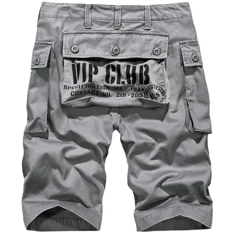 VIP夏季工装短裤男潮牌ins纯棉休闲五分裤宽松运动七分裤潮流中裤商品大图