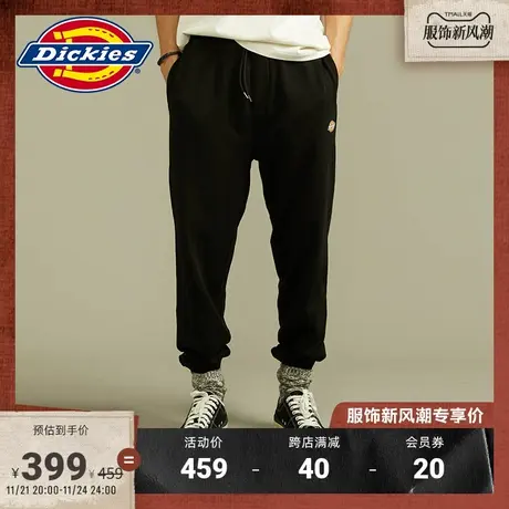 Dickies 新款工装春夏毛圈布休闲宽松卫裤男女情侣运动裤商品大图