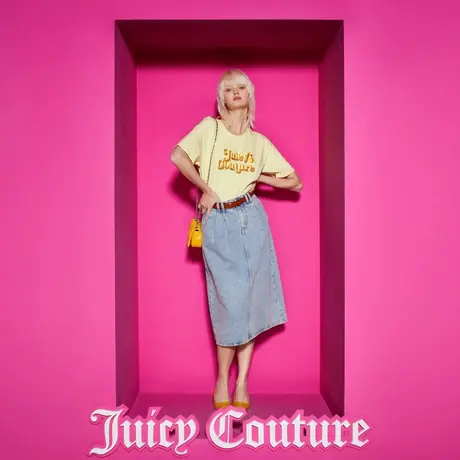 Juicy Couture橘滋女装新款柠檬小布丁印花女T恤商品大图