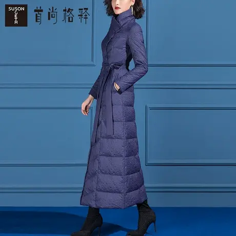 长款羽绒服女长过膝2023年冬装新款加厚保暖显瘦白鸭绒冬季外套女图片
