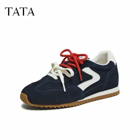 TATA/他她2025秋厚底阿甘鞋女透气休闲运动鞋新款GXT02CM5商品大图