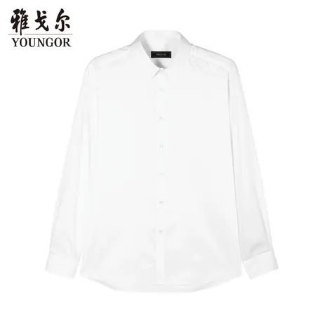 【柔软易打理】V系雅戈尔衬衫秋季新款免烫商务休闲长袖衬衫商品大图