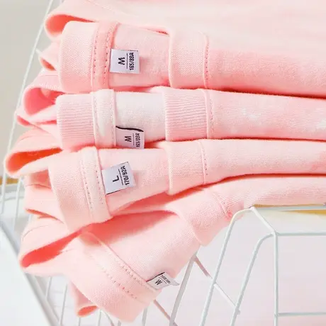 VR真维斯扎染短袖t恤女夏2023新款宽松胖mm遮肉遮肚子渐变色上衣V商品大图