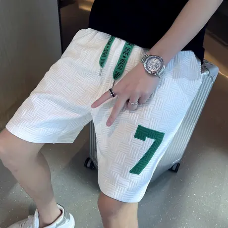 夏季潮男短裤五分裤裤子沙滩裤中裤宽松休闲潮流百搭运动学生卫裤商品大图