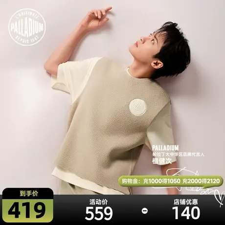 【檀健次同款次有引力】PALLADIUM帕拉丁休闲潮流背心毛衫108904图片