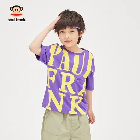 大嘴猴童装男童短袖t恤2023年夏季新品半袖中大儿童纯棉上衣体恤商品大图