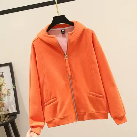 韩版短外套女小个子百搭2023年春秋新款连帽休闲棒球服上衣ins潮图片