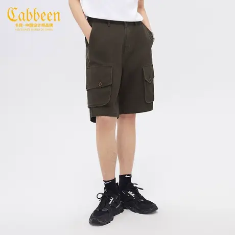 卡宾男装山系户外工装短裤夏季新款宽松街头潮流图片