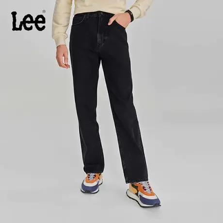 Lee商场同款23早秋新品753舒适直角黑灰色男牛仔裤LMB1007533YS图片