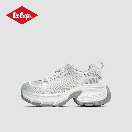 Lee Cooper厚底老爹鞋女2025春季新款增高小个子网面轻便休闲鞋女商品大图