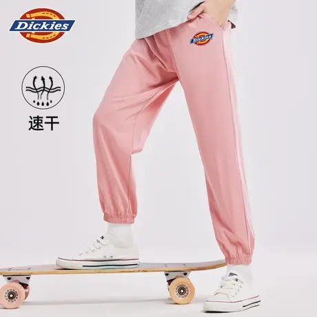 Dickies童装女童裤子夏季儿童凉感速干防蚊裤男童薄款美式运动裤A商品大图
