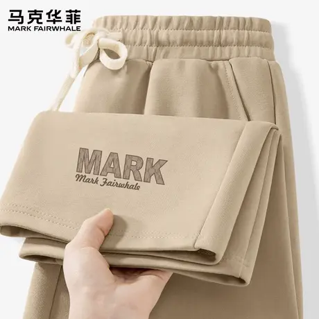 马克华菲华棉直筒裤男士运动休闲卫裤男款2025新款秋季长裤子男X商品大图