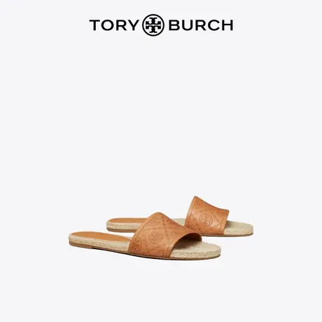 TORY BURCH 汤丽柏琦 T MONOGRAM渔夫拖鞋 137464商品大图