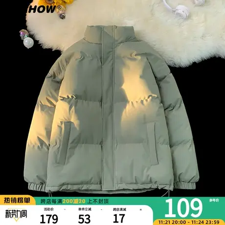 VIISHOW男生痞帅棉衣美式棉服男保暖宽松面包服潮牌加厚衣服冬季商品大图