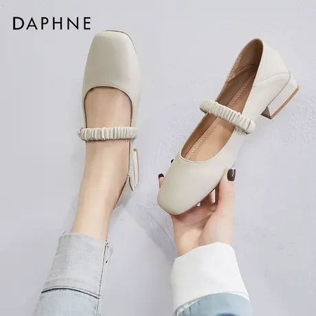 Daphne/达芙妮2022年新款简单时尚懒人网红单鞋ins风百搭精品女鞋图片