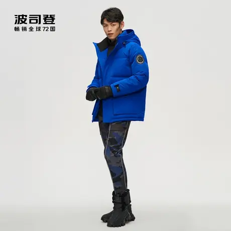 【聚划算自营】波司登男士新款防护工装风酷感条时尚御寒羽绒服图片