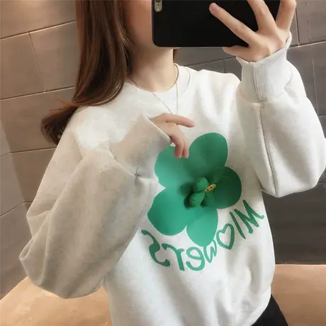 卫衣打底外穿春秋薄款2023年春季新款设计感洋气网红减龄上衣外套商品大图