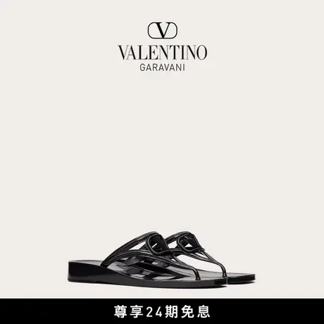 【线上限定】华伦天奴VALENTINO女士 VLOGO SIGNATURE 橡胶凉鞋商品大图