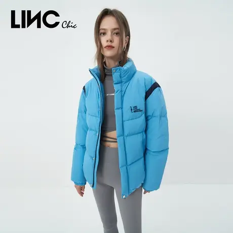 2023金羽杰新款LINC设计师联名X胶囊系列反季女款短款面包羽绒服商品大图