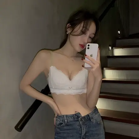 内衣女超薄款大胸显小文胸聚拢收副乳防下垂上托胸罩bra无钢圈图片