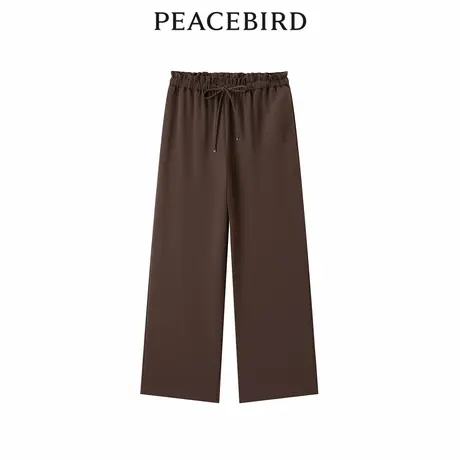 太平鸟女装春季新款系带垂感裤A1GBE1506商品大图