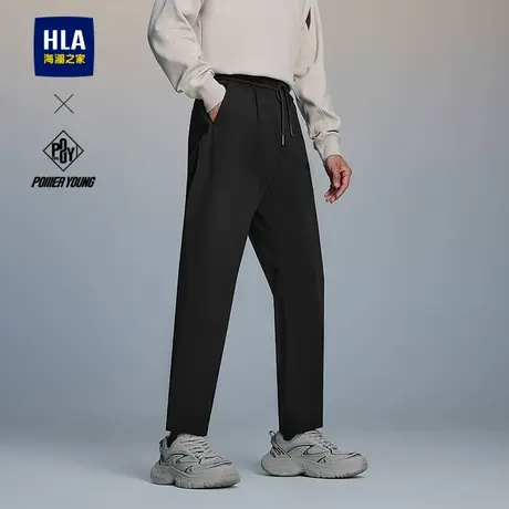 HLA/海澜之家POWER YOUNG系列休闲裤25春秋新时尚厚实保暖裤子男图片