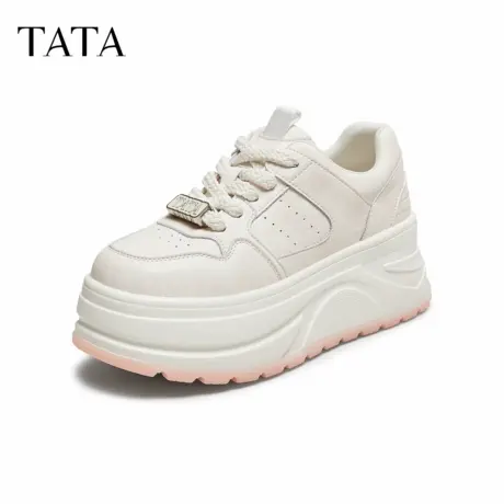 TATA/他她2025秋商场同款时尚休闲女板鞋新款CP202CM5商品大图