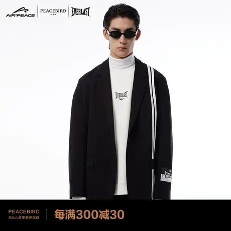 【AIRxPEACE】太平鸟男装 EVERLAT联名条纹西服男BYBBC4A06商品大图