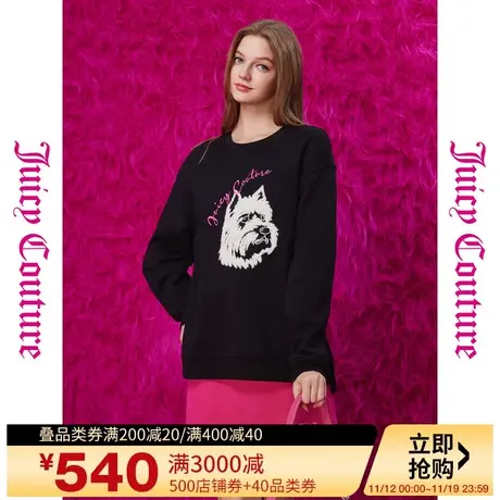 Juicy Couture橘滋23秋冬新款绣花女式卫衣商品大图