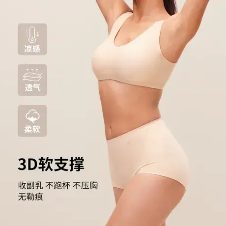 OSA欧莎凉感内衣女小胸聚拢收拢赘肉文胸夏季无痕bra商品大图