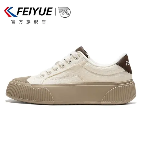 feiyue/飞跃帆布鞋女春季款复古简约休闲鞋低帮百搭板鞋813商品大图