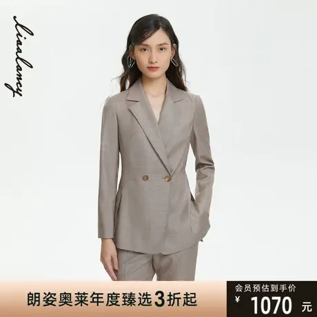 朗姿/LANCY 22春夏新品女士西装外套通勤夹克商场同款专柜正品图片