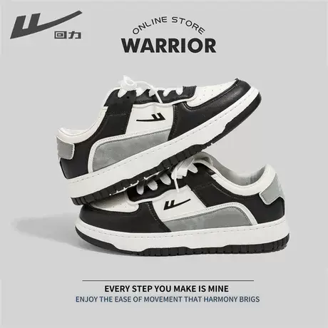 Warrior/回力女鞋2023春季新款小白鞋女厚底低帮板鞋潮休闲运动鞋商品大图