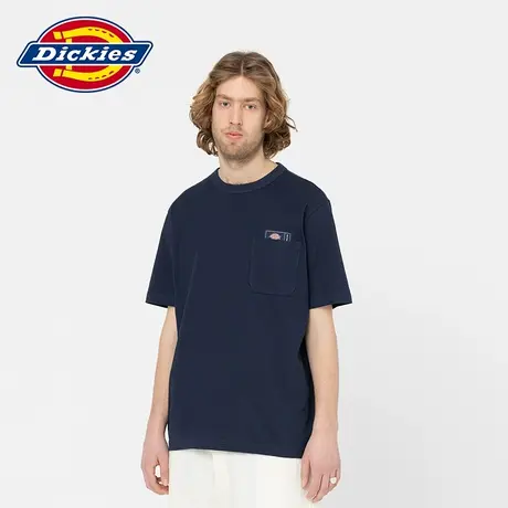 Dickies x POP TRADING COMPANY联名款 休闲纯色短袖T恤上衣商品大图