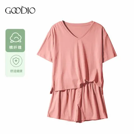 歌帝【直播专享】家居短袖短裤女套装 GDB0122图片