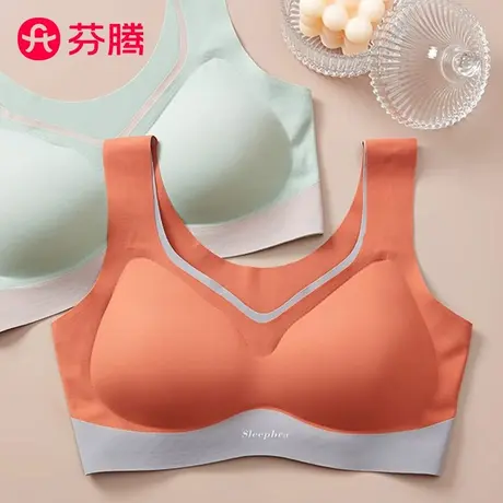 芬腾内衣女小胸聚拢显大无钢圈小胸专用美背文胸一体胸罩163G609图片