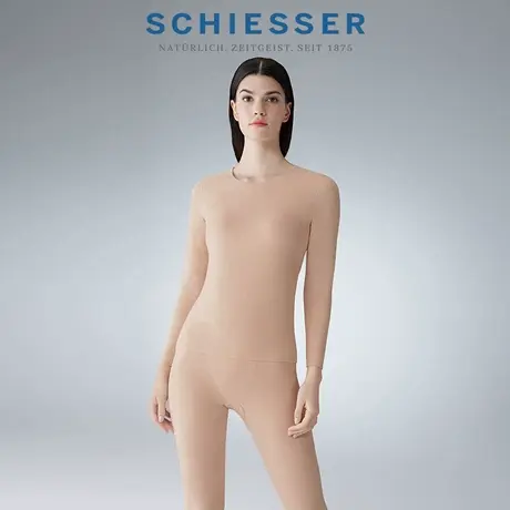 SCHIESSER舒雅女士远红外暖肤绒抗菌随型裁保暖内衣套装21886W商品大图