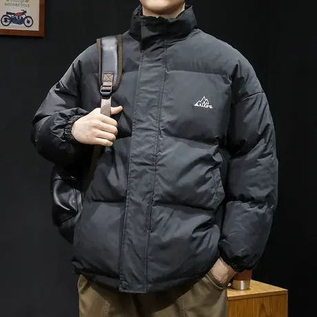 棉衣男冬季立领2023新款潮牌大码厚男士棉服保暖外套短款面包夹克商品大图
