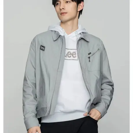 Lee商场同款2022年春LEE男士夹克休闲外套LMT001575100321A00428图片