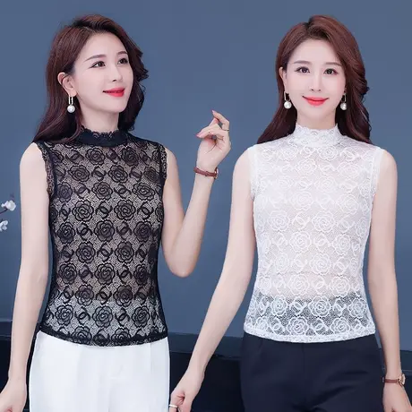 爆款假领子女百搭假领蕾丝立领衬衫白色装饰领子洋气高端别致小衫图片