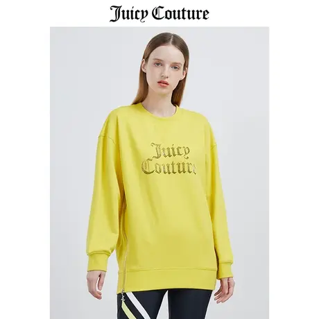 juicy couture橘滋卫衣女美式秋季新款针织上衣薄款上衣宽松外套商品大图