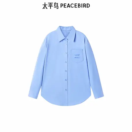 太平鸟年冬季新款品质百搭衬衫A1CAE4481图片