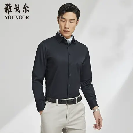 雅戈尔奥莱 CEO系列男装长袖衬衫秋新款商务休闲衬衫商品大图