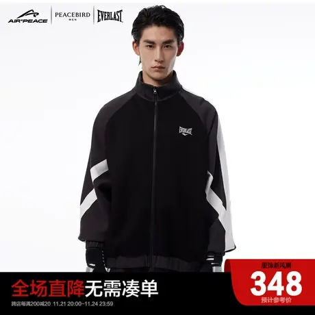 【AIRxPEACE】太平鸟男装 EVERLAST联名圆领宽松卫衣男BBFC4A15图片