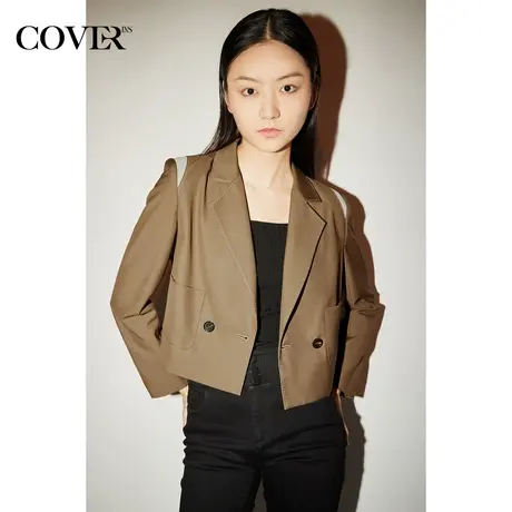 COVER秋季截断西装短外套商品大图
