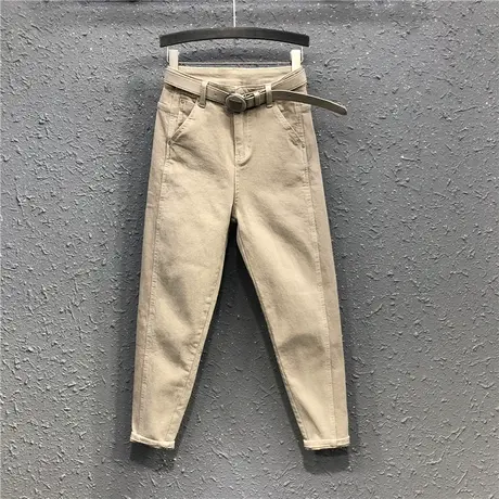 欧洲站女牛仔长裤25春新款休闲百搭时尚宽松个性哈伦裤老爹裤垮裤商品大图